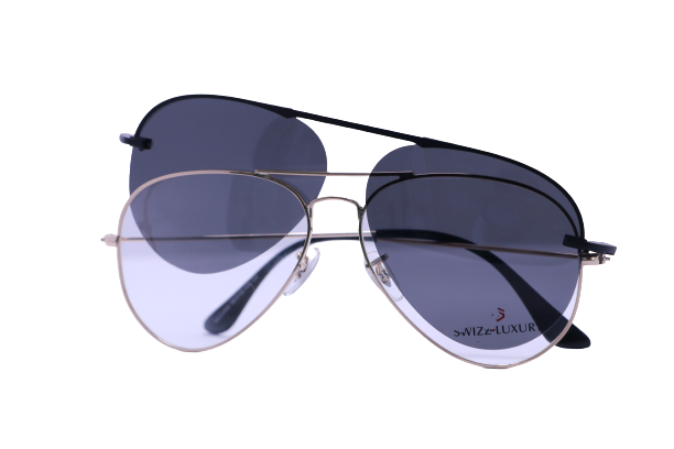 Chandan Optics - SWIZZ LUXURY CLIP ON - Eyeglasses - AVIATOR